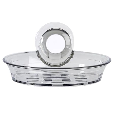 Better Living Better Living Impress Clear Gray Plastic Soap Dish 13870